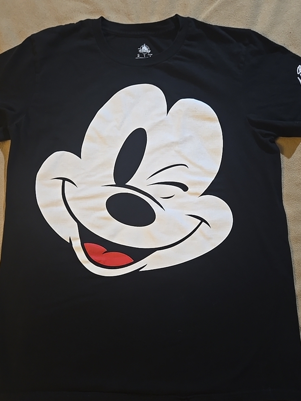 Disney Black Graphic Logo T-Shirt